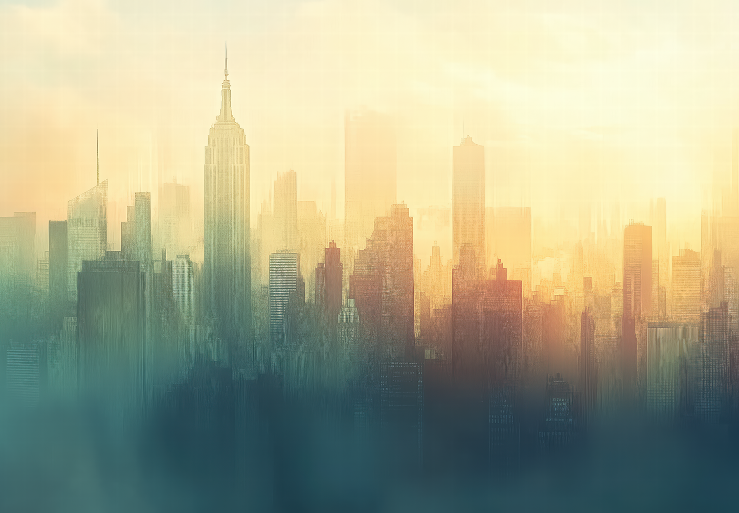 Stadt aus Licht