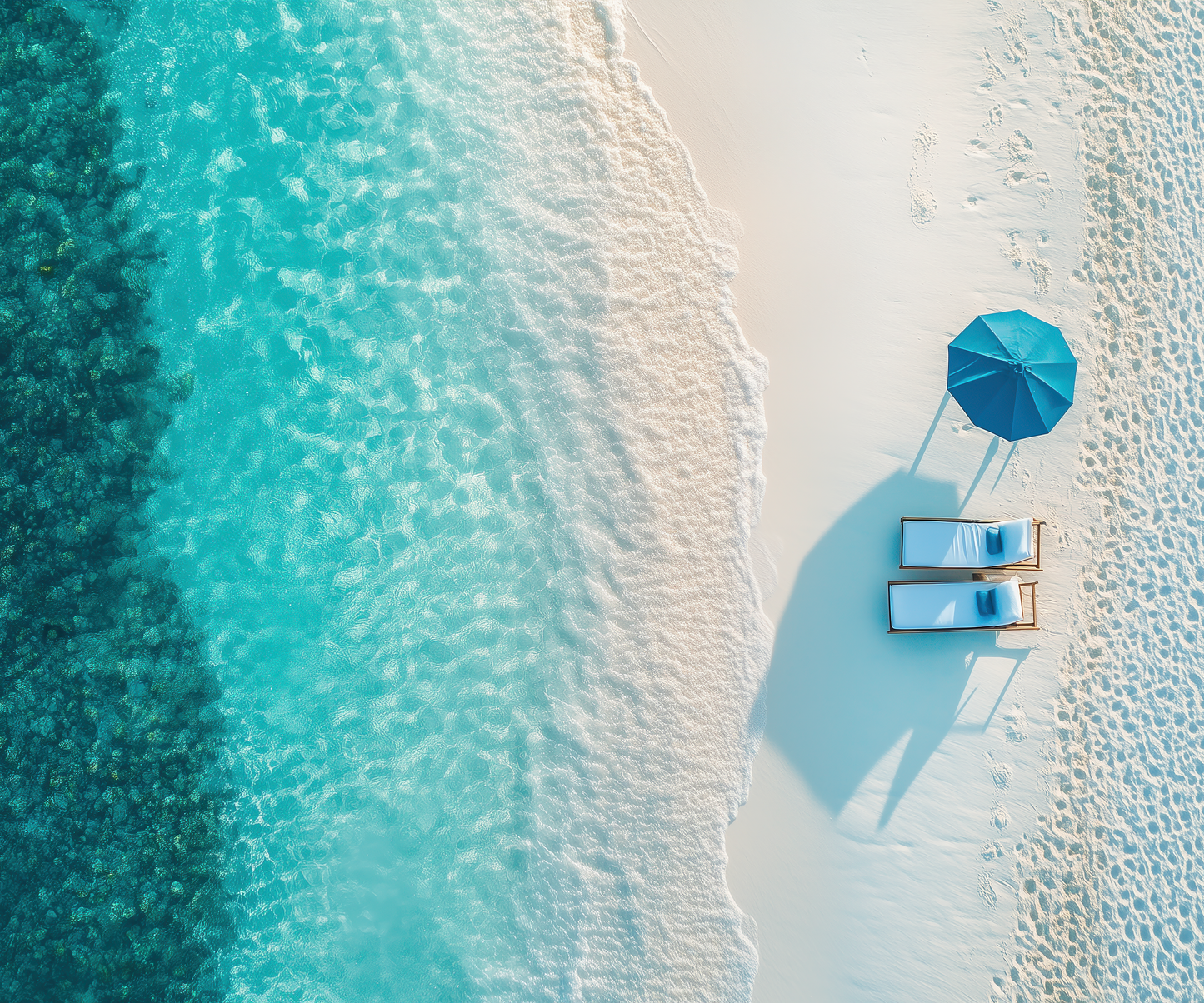 Strandruhe – Digitale Wandgestaltung mit Urlaubsgefühl