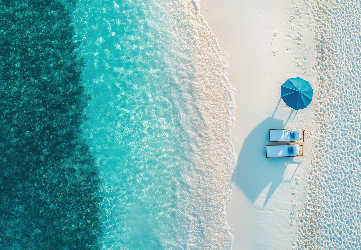 Strandruhe – Digitale Wandgestaltung mit Urlaubsgefühl