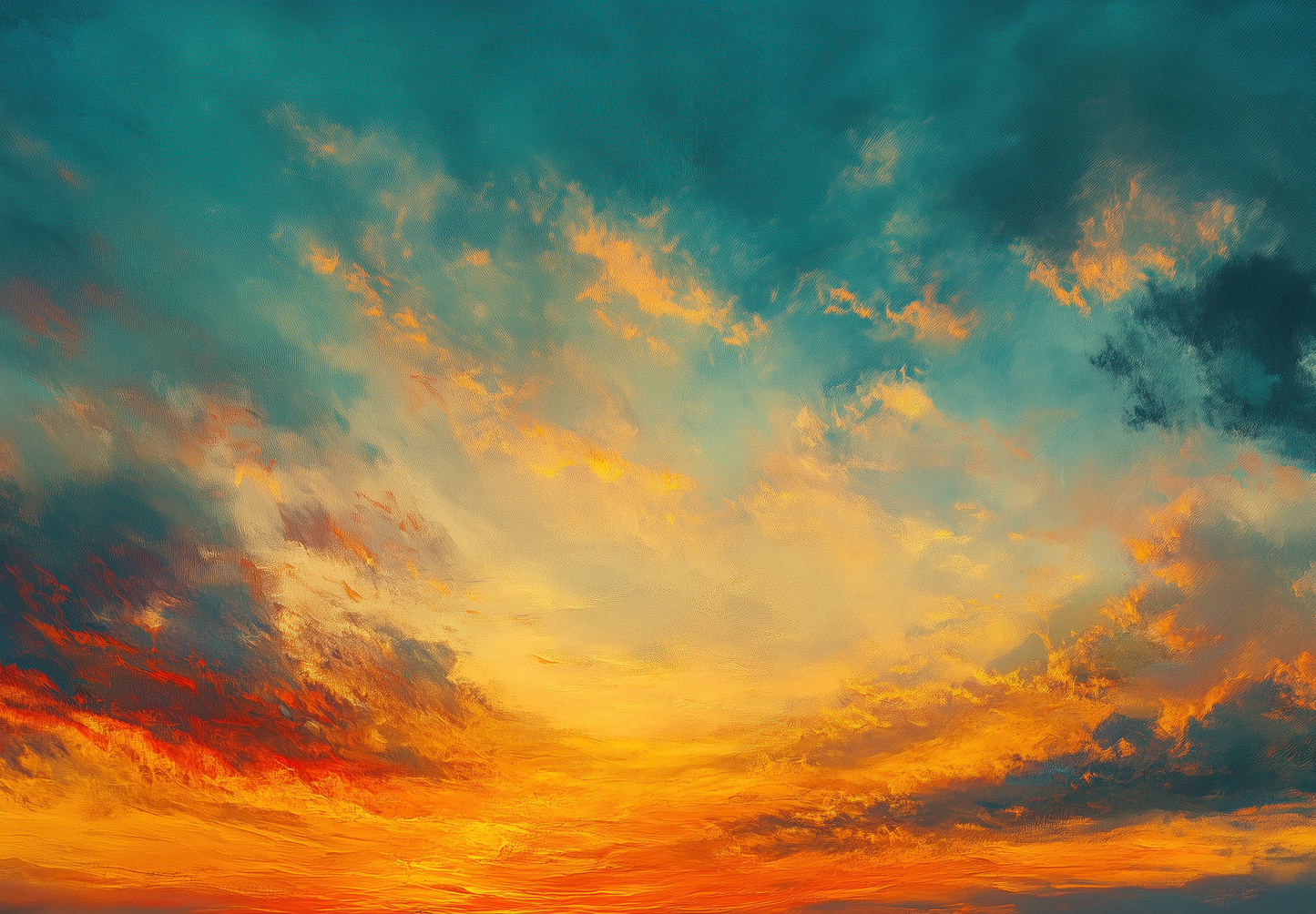 Sky Ablaze – Selbstklebende Tapete | Wall of Nova