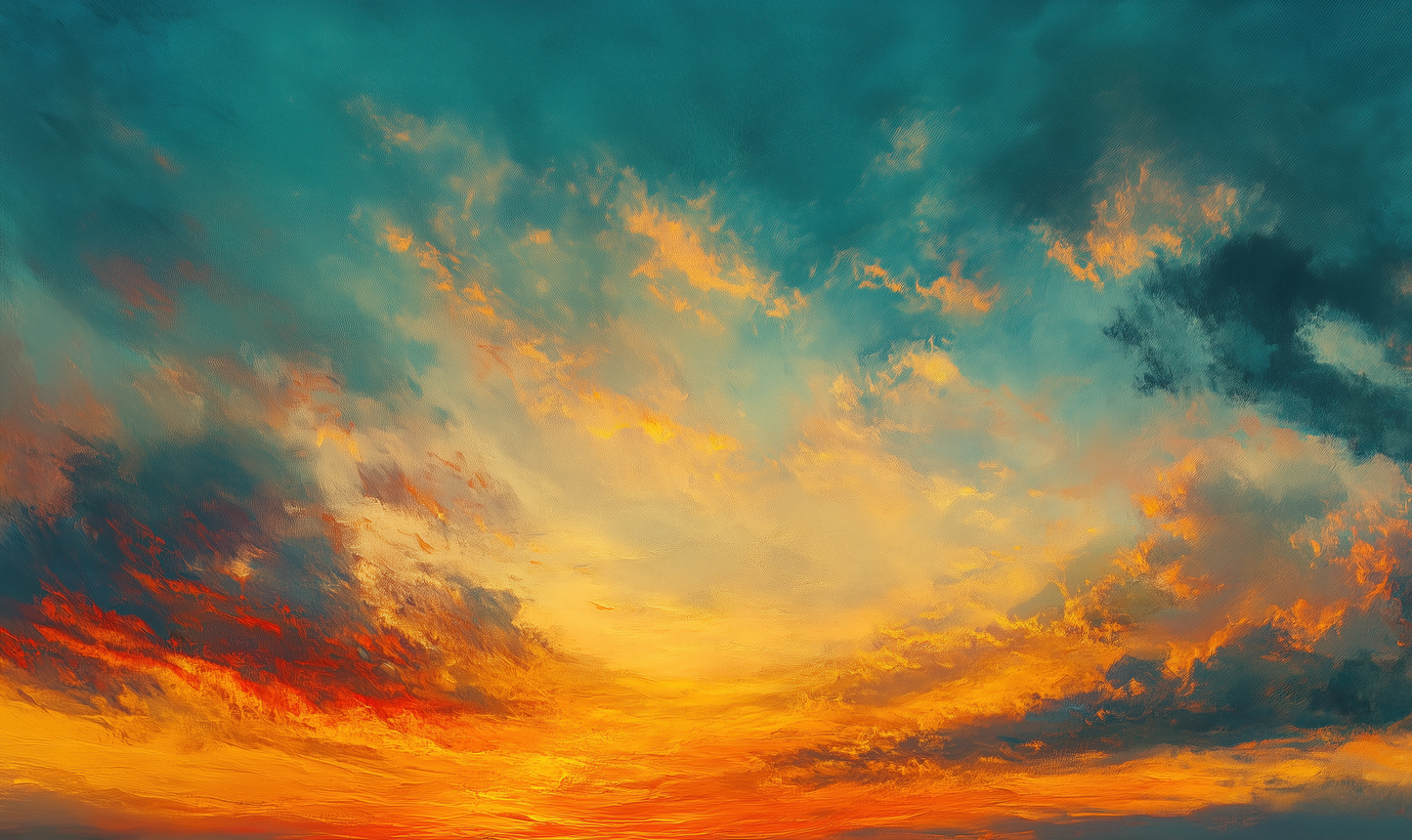 Sky Ablaze – Selbstklebende Tapete | Wall of Nova
