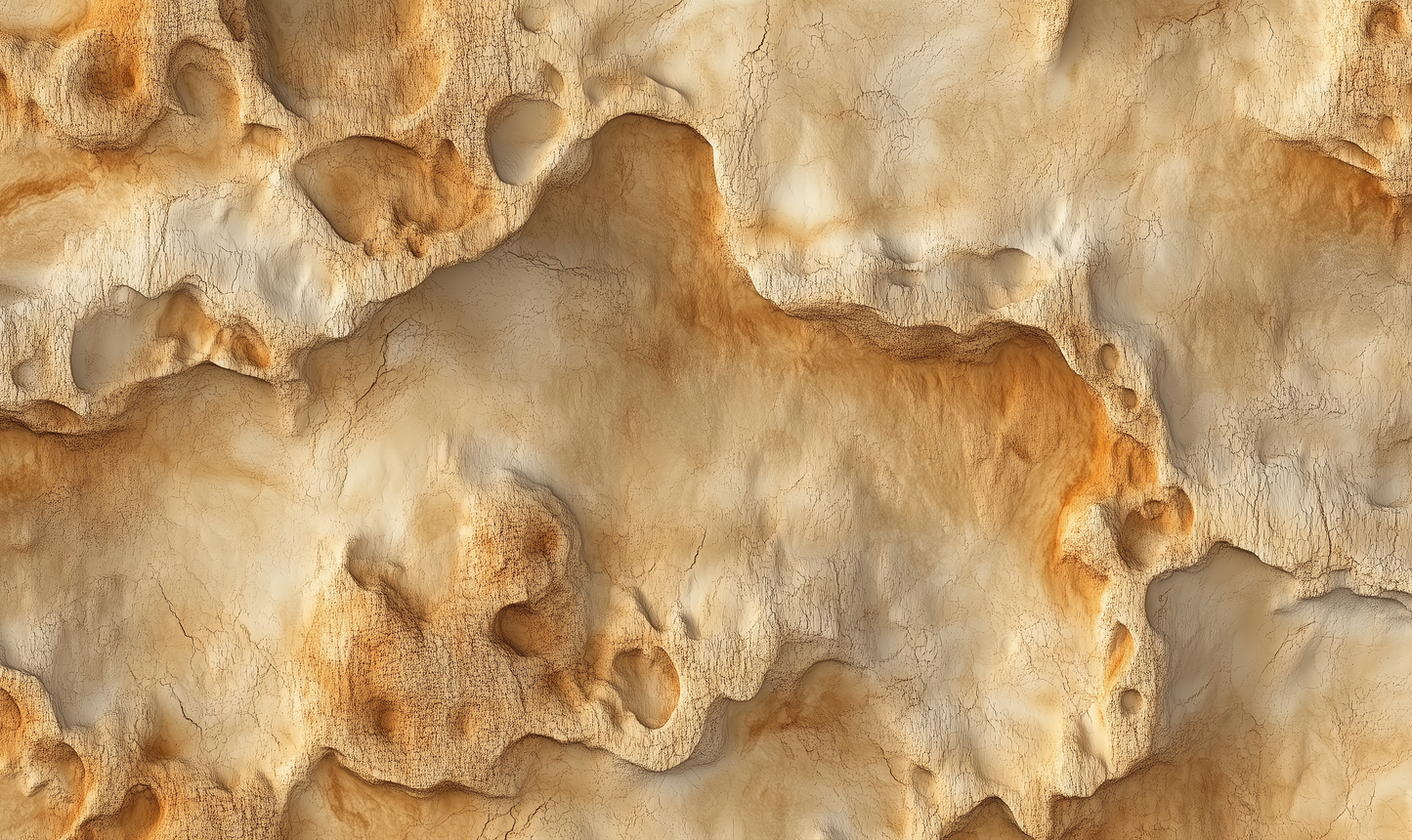 Fossile Forme ist eine selbstklebende Tapete mit mineralischer Struktur in Beige & Ocker – ideal für Spa-Zonen, ruhige Räume & moderne Interiors.