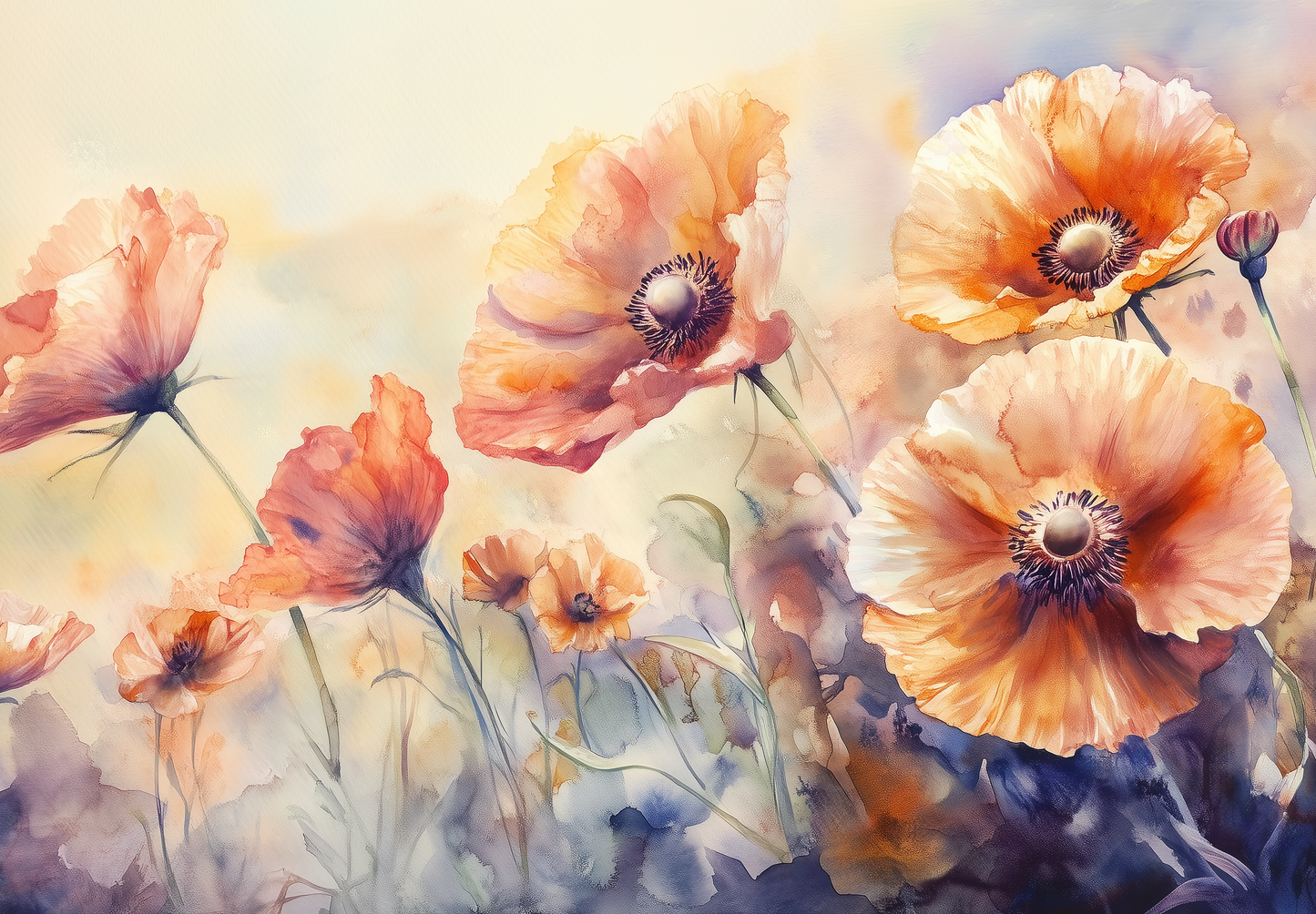 Midsommerflor – Selbstklebende Tapete | Wall of Nova