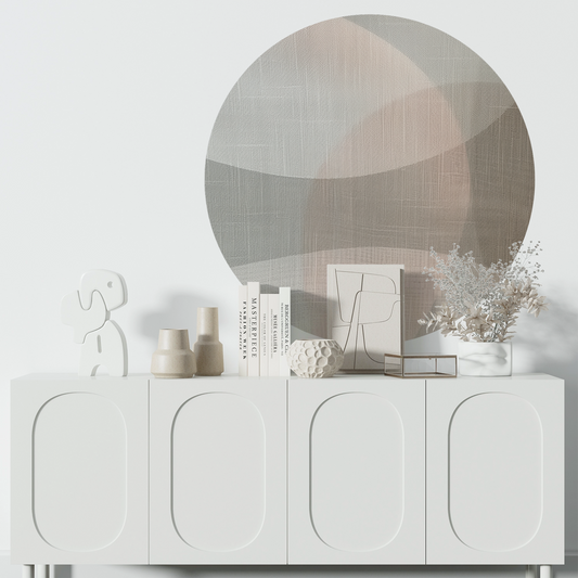 Soft Weave – Wall stickers in soft natural tones with a textile feel