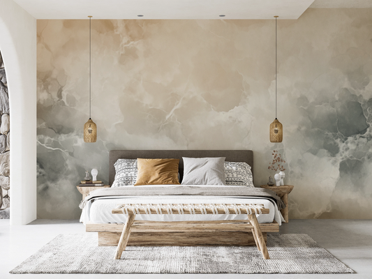 Cloud Veil – Self-adhesive Wallpaper | Wall of Nova