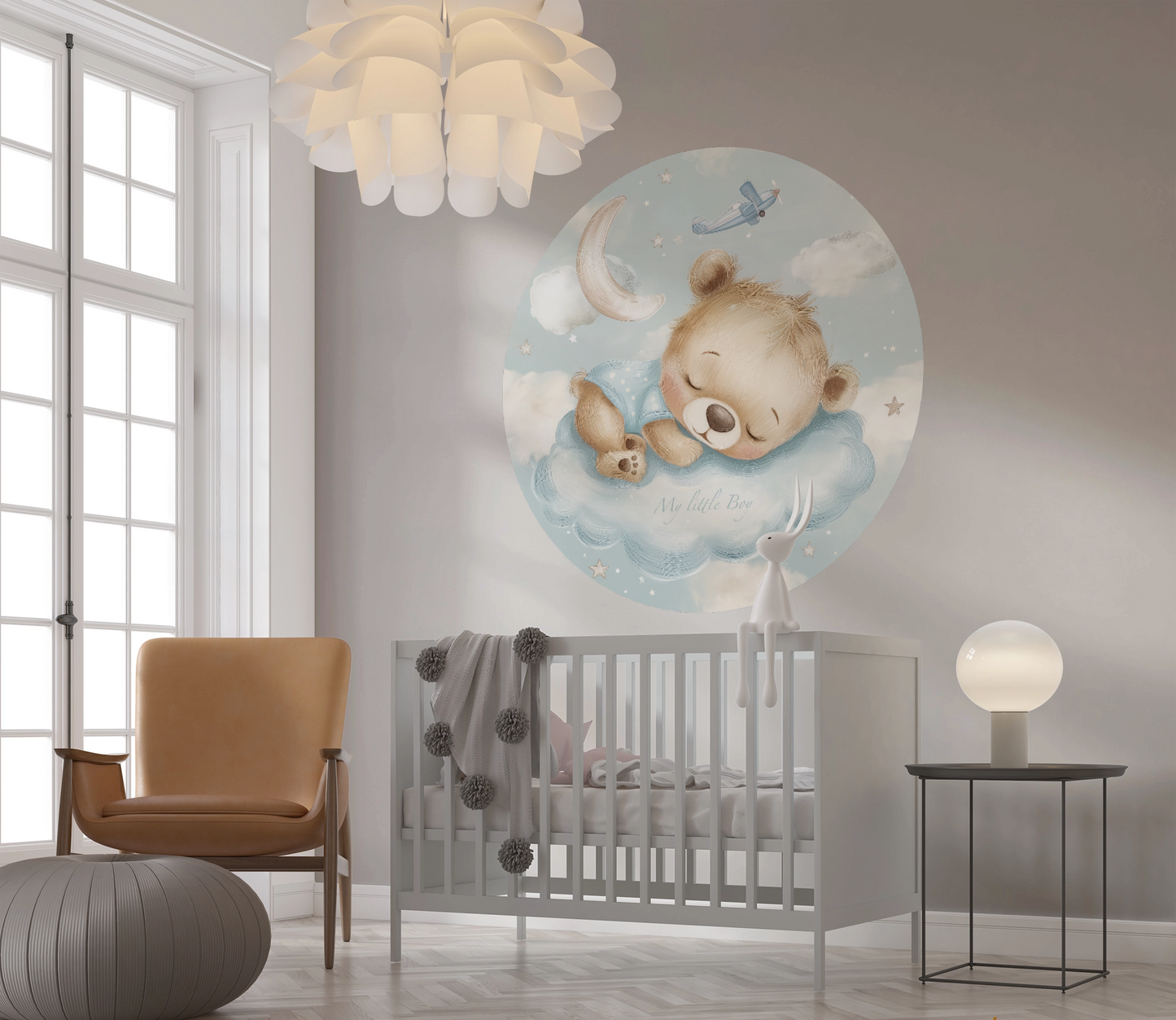 My little Boy - Runder Wandsticker selbstklebend | Wall of Nova