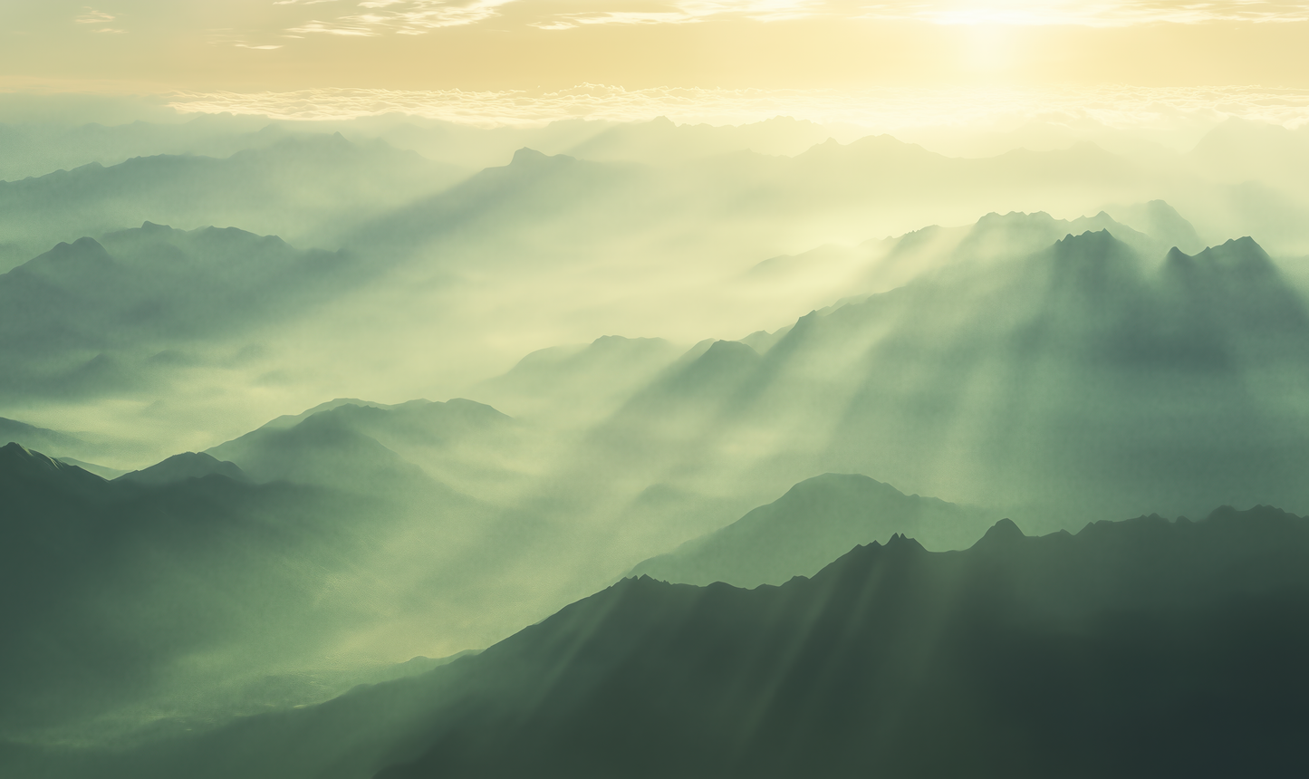 Horizont der Berge