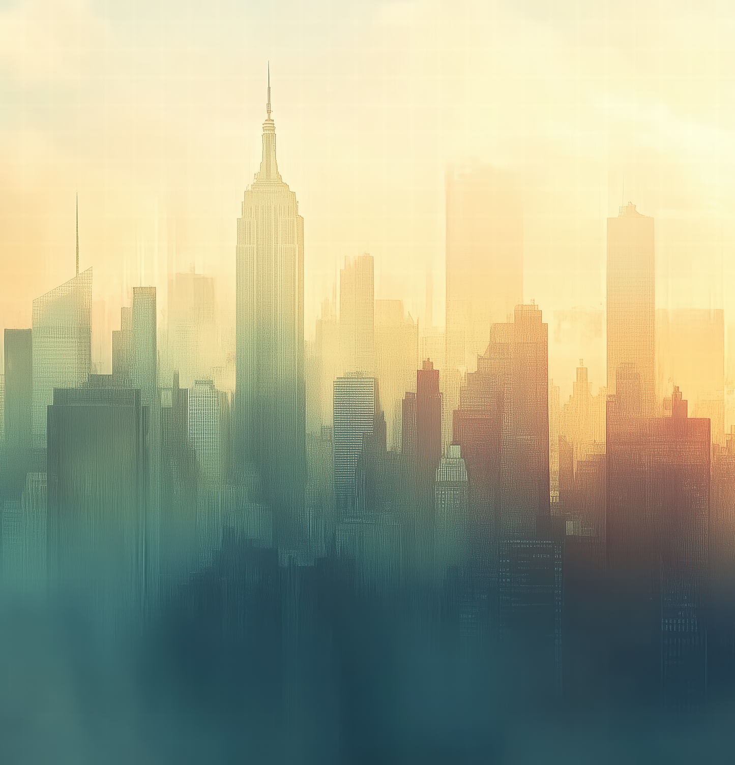 Stadt aus Licht