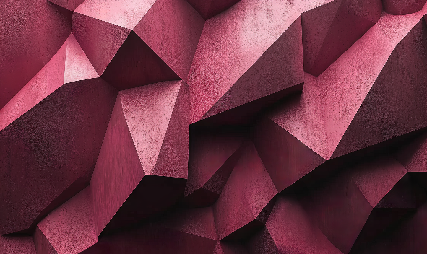 Crimson Structure – Selbstklebende Fototapete mit 3D-Effekt in Burgunderrot