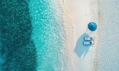 Strandruhe – Digitale Wandgestaltung mit Urlaubsgefühl