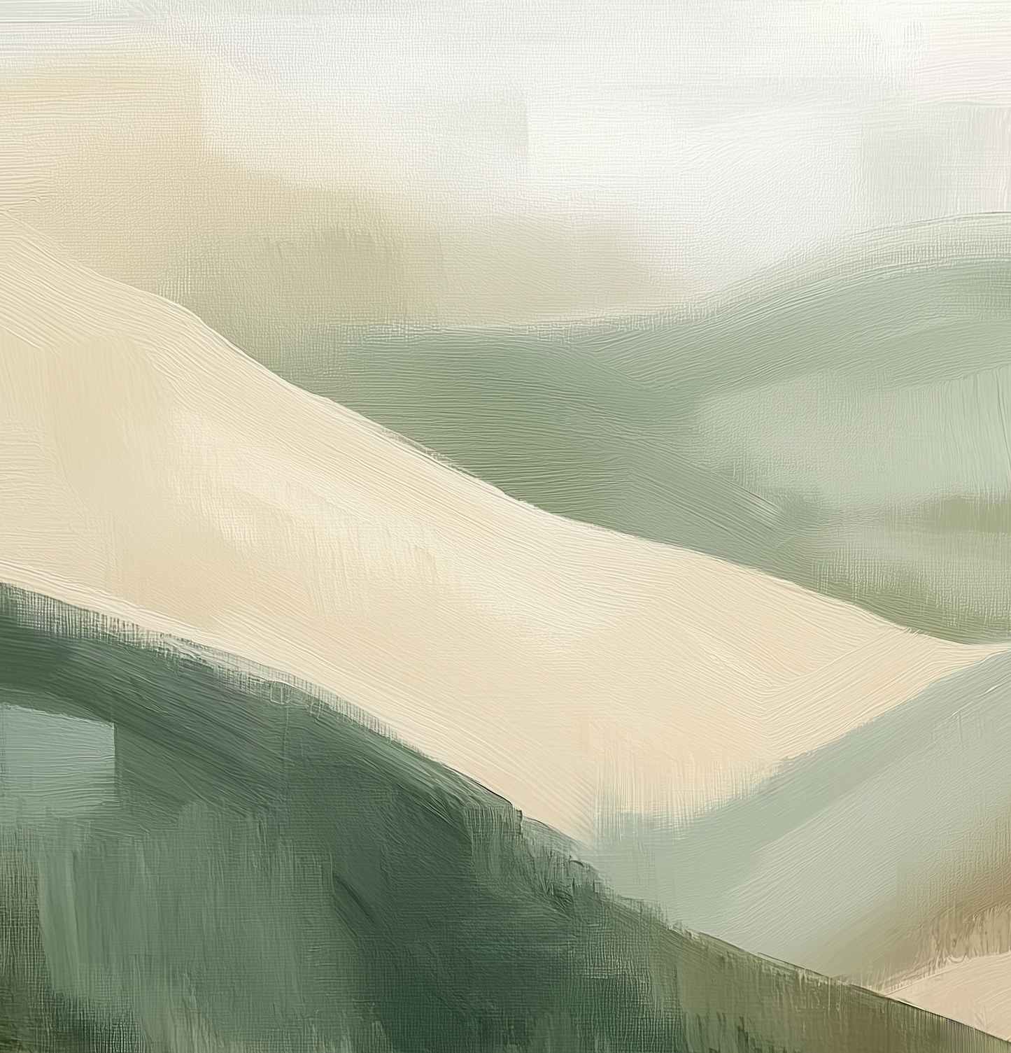 Serra – Selbstklebende Design-Tapete mit abstrakter Landschaft in Naturtönen