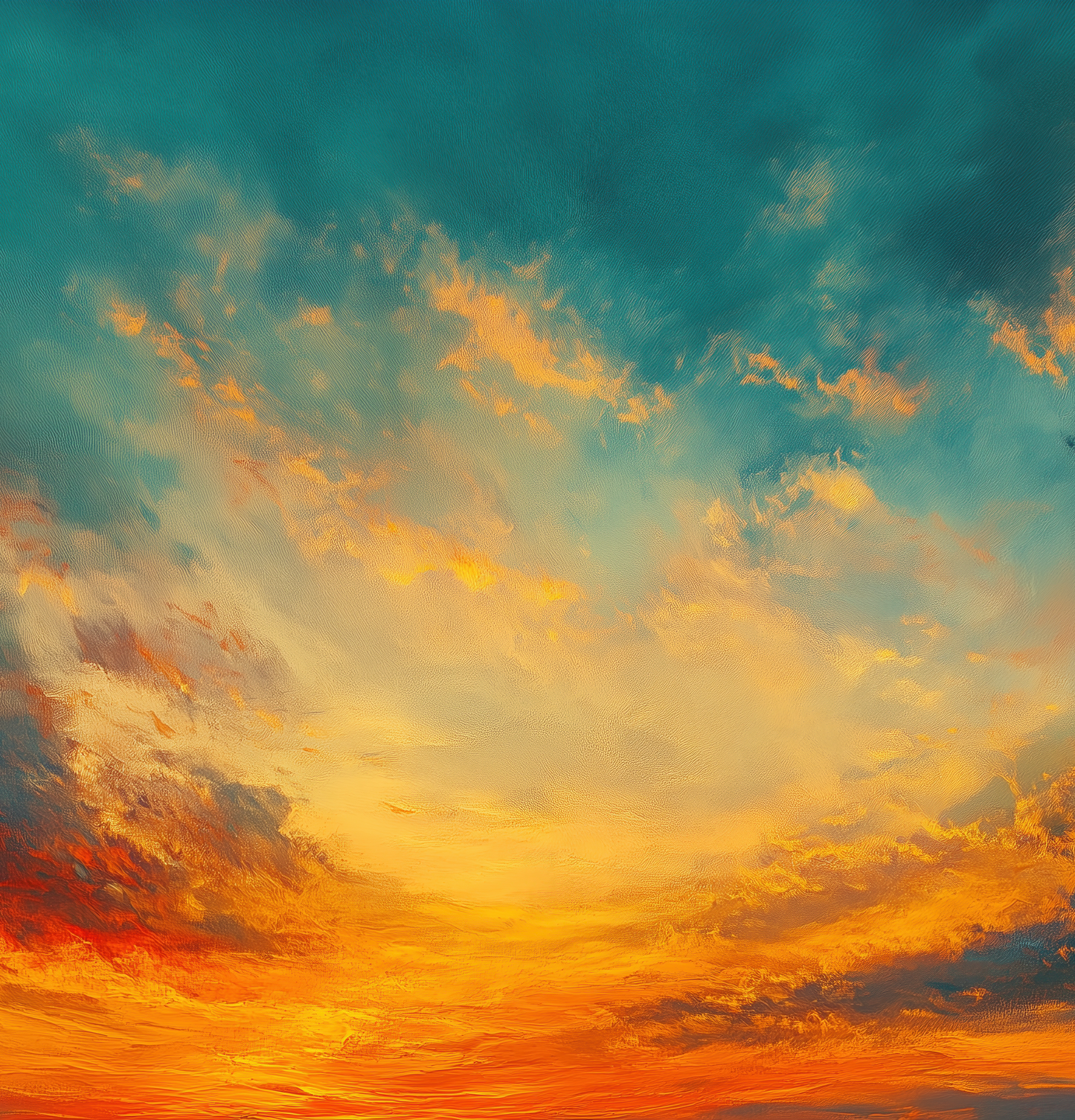 Sky Ablaze – Selbstklebende Tapete | Wall of Nova
