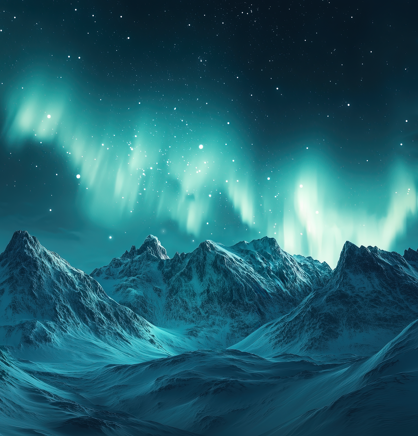 Aurora Silence – Selbstklebende Tapete | Wall of Nova