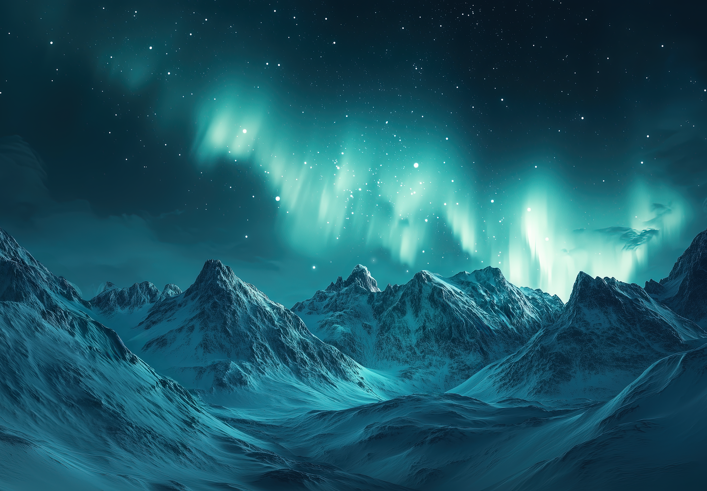 Aurora Silence – Selbstklebende Tapete | Wall of Nova