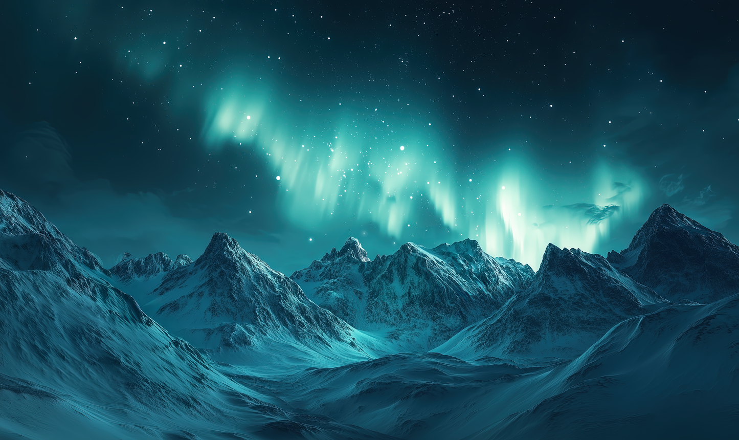 Aurora Silence – Selbstklebende Tapete | Wall of Nova
