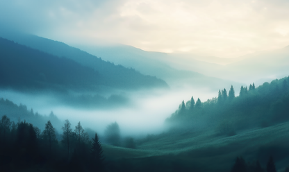 Valley of Silence – Selbstklebende Tapete | Wall of Nova
