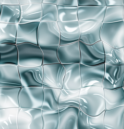 Aqua Prisma – Selbstklebende Tapete | Wall of Nova