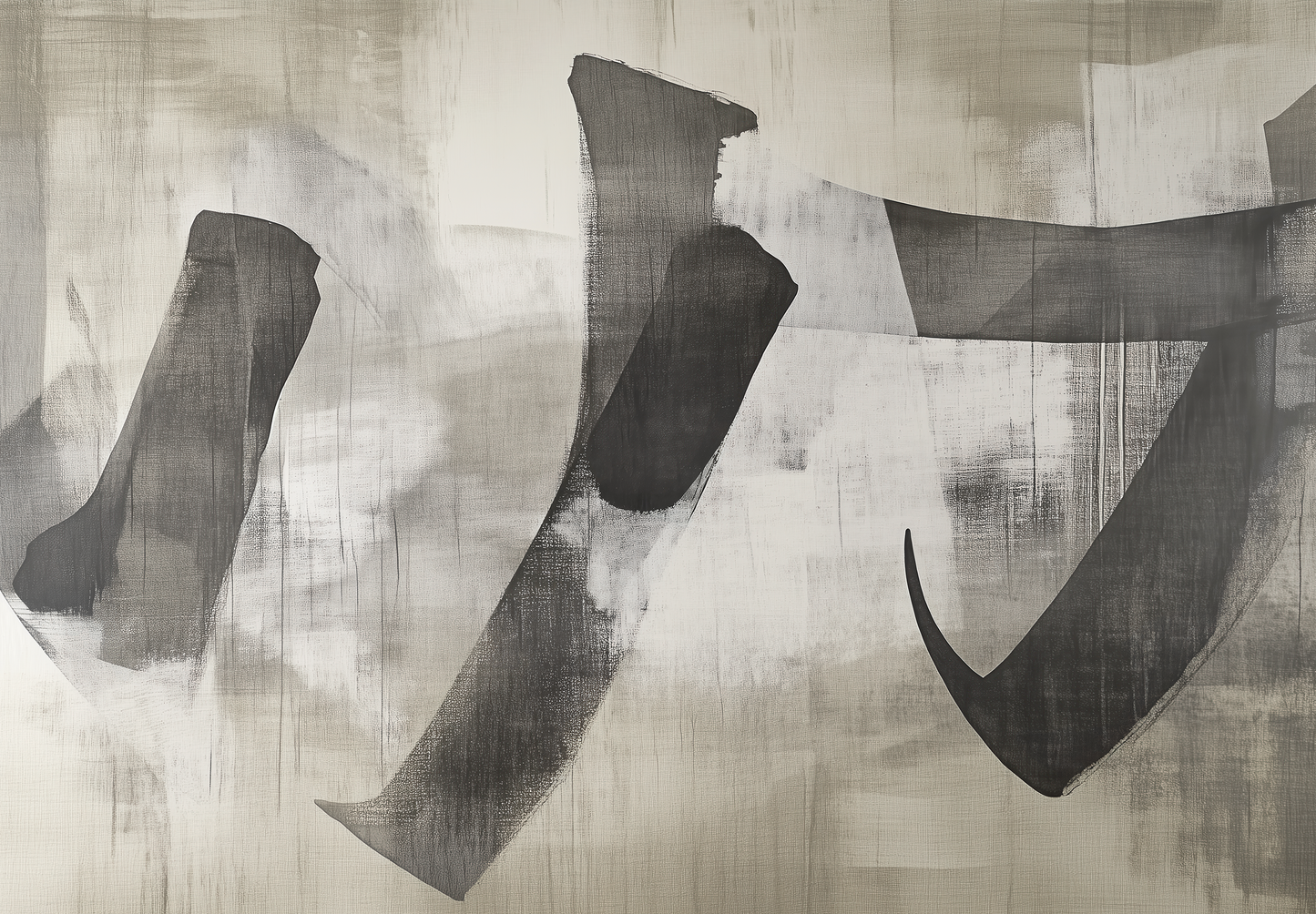 Zen Grau ist eine selbstklebende Tapete im Stil japanischer Tuschekunst – reduziert, künstlerisch & meditativ. Ideal für ruhige, designorientierte Räume. 
