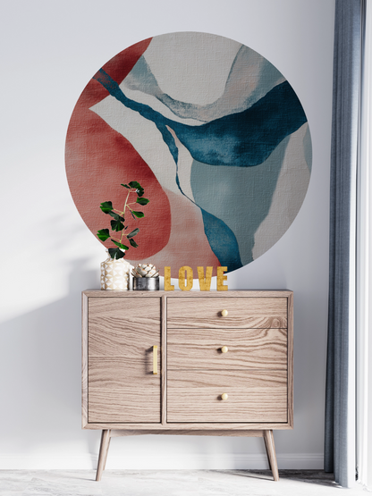 Selbstklebender Wandsticker „Dot“ – Abstraktes Kreisdesign für moderne Wohnräume | Wall of Nova