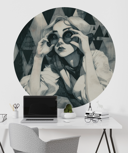 Dots Wandsticker selbstklebend – Grafisches Design für moderne Wandgestaltung | Wall of Nova