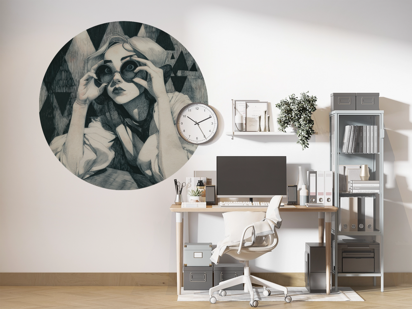 Dots Wandsticker selbstklebend – Grafisches Design für moderne Wandgestaltung | Wall of Nova