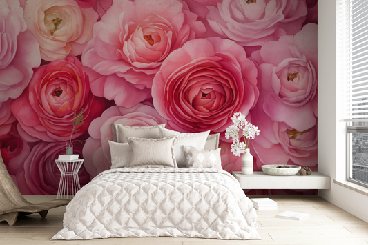 Nova Flor – Florale Wandgestaltung mit moderner Leichtigkeit | Selbstklebende Blütentapeten für stilvolle Räume