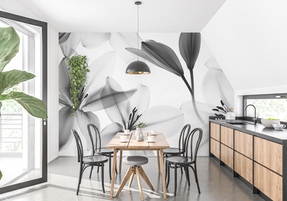 Lily Noir – Selbstklebende Tapete | Wall of Nova