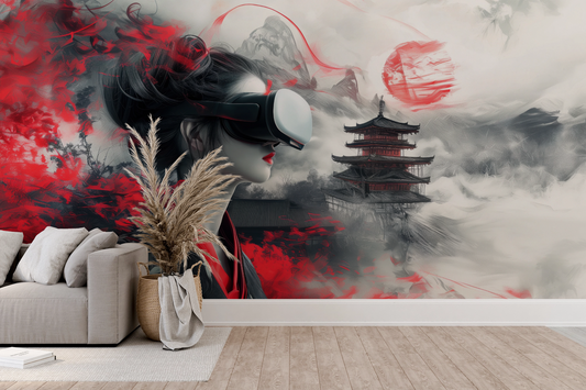 Neo Bloom – Selbstklebende Tapete | Wall of Nova