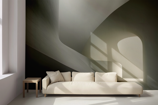 Raum aus Licht - selbstklebende Tapete - wall of Nova